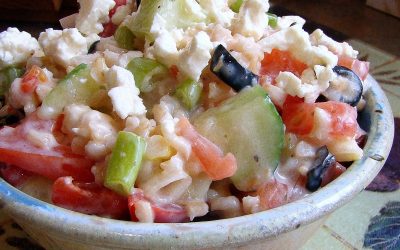 Greek Rice & Feta Salad