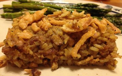 Brown Rice, Nut & Tempeh Casserole