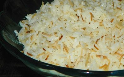 Lemongrass Infused Coconut Jasmine Rice Pilaf