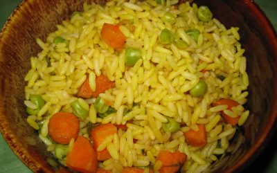 Rice With Carrots and Peas (Rice Cooker)