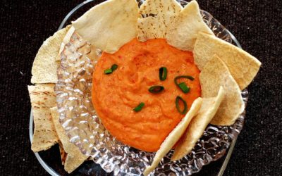 Roasted Red Pepper and Goat Cheese Dip