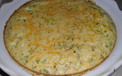 Ham and Grits Crustless Quiche