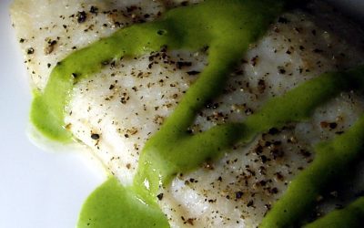 Halibut With Herb Sauce