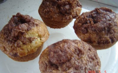 Rhubarb Streusel Muffins