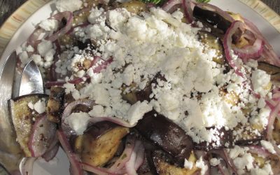 Grilled Eggplant and Feta Cheese Salad (Bobby Flay)