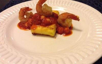 Curried Shrimp and Polenta #Ragu
