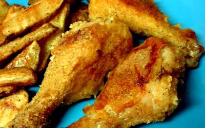 Crunchy Baked "fried" Chicken