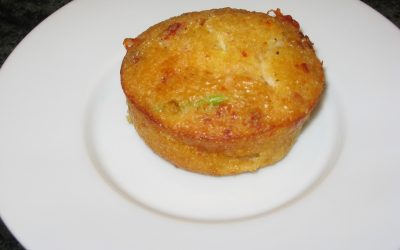 Corn, Cheddar, and Sun-Dried Tomato Muffins