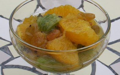Citrus Compote With Honey and Golden Raisins