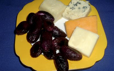Roasted Grapes for Cheese Platter