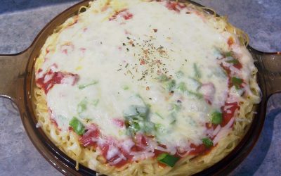 Spaghetti Pizza Pie