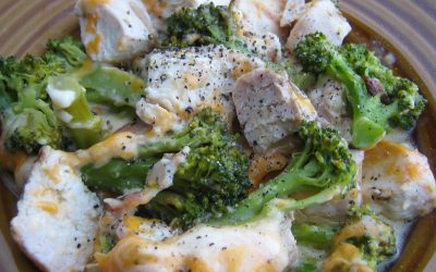 Cheesy Broccoli Bacon Chicken Casserole