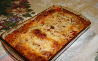 Ground Chicken and Spinach Cannelloni