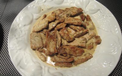 Pork Chops with Rosemary-Vinegar Sauce