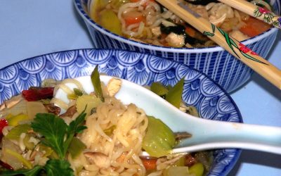 Chicken Noodle Soup With an Asian Touch