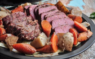 Corned Beef and Cabbage in Guinness